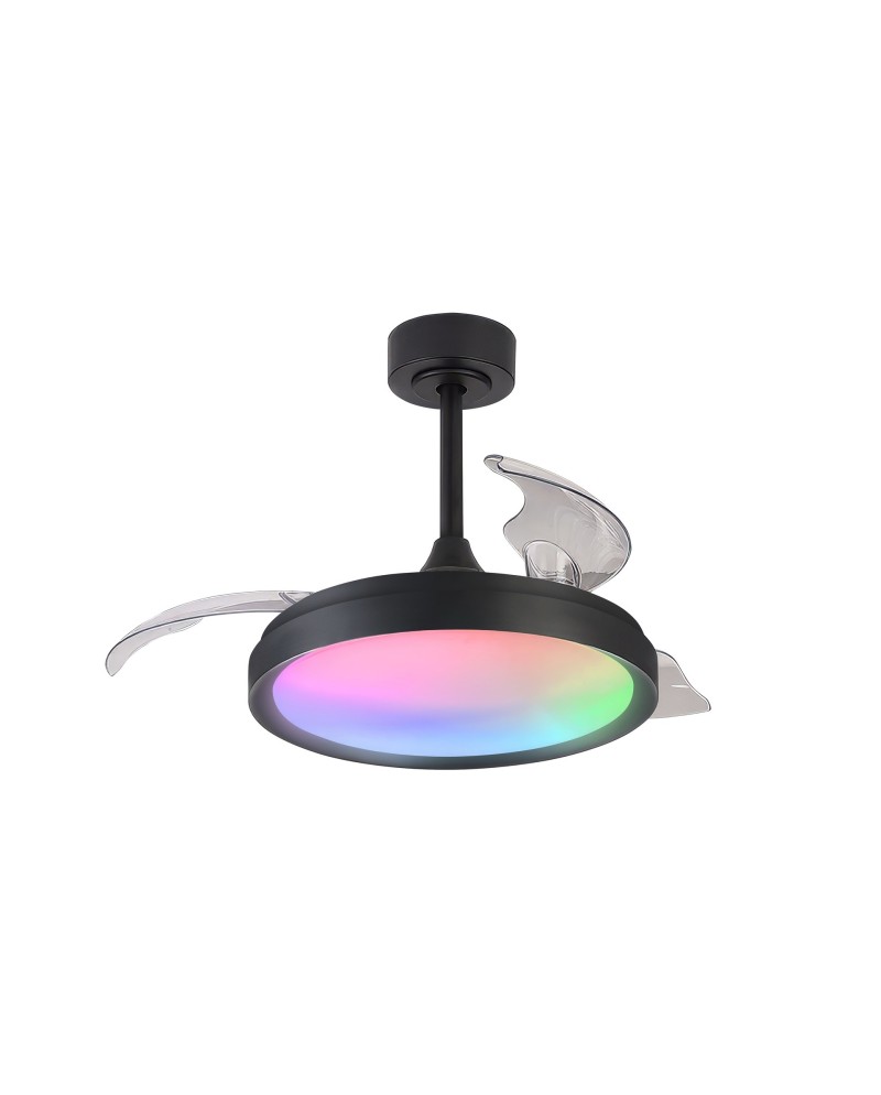 ***OFER/DES*** SIBERIA * PLAFÓN / VENTILADOR - NEGRO D43